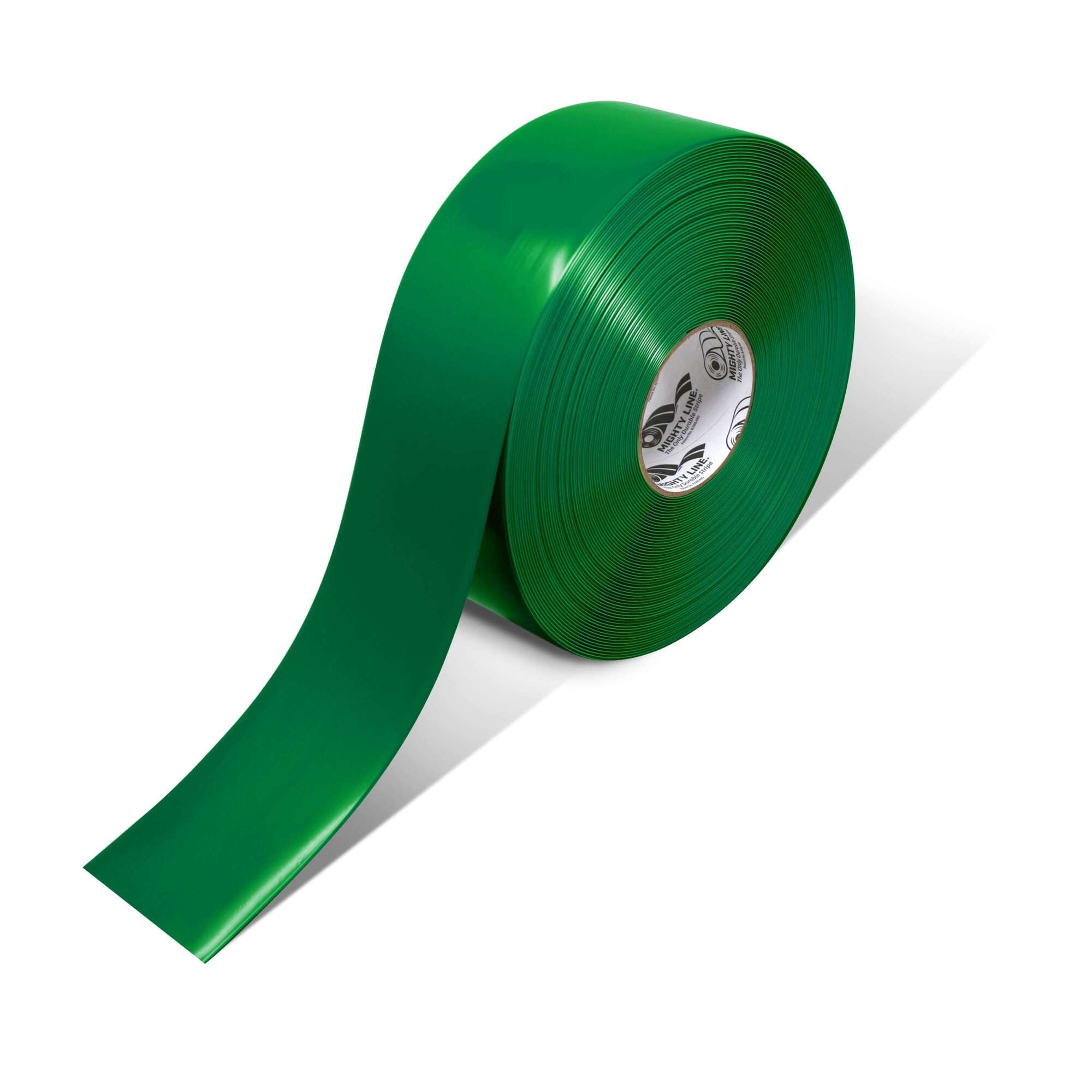 Mighty Line Industrial Floor Marking Tape, Green, 3in. x 100ft. Roll